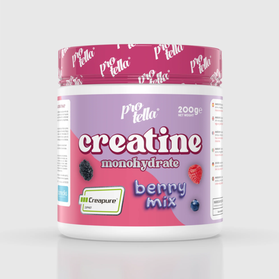Foto de MuscleFit Creatine Creapure 200g - Protella - Sabor Frutos del Bosque